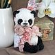 Панда тедди мишка, медвежонок тедди, panda, teddy bear, Тедди Зверята, Новосибирск,  Фото №1