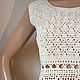 Dress crochet Manuela. cotton. Dresses. Crochet by Tsareva. Online shopping on My Livemaster.  Фото №2
