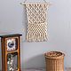 Макраме органайзер. Хранение вещей. Macrame_ecostyle. Интернет-магазин Ярмарка Мастеров.  Фото №2
