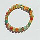 Rainbow agate bracelet for women made of natural stone, Bead bracelet, Kaliningrad,  Фото №1
