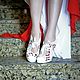 Туфельки "Кружевные". Обувь. ---VЭL--- creative&bridal shoes. Интернет-магазин Ярмарка Мастеров.  Фото №2