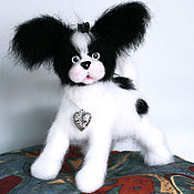 Куклы и игрушки handmade. Livemaster - original item Soft toys: Doggy Japanese Hin. Handmade.