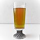 Beer glass 'PATTERNED' 250 ml. A glass of beer on the leg. Wine Glasses. Souvenirs for hunters and fishermen. My Livemaster. Фото №5