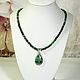 Order Necklace Choker Zoisite, jewelry cut. Silver. Handwork of jewelry.. Livemaster. . Chokers Фото №3