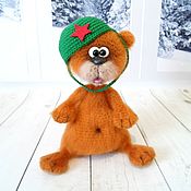 Куклы и игрушки handmade. Livemaster - original item Bear in a hard hat. Handmade.