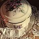 Aroma box 'Violets', porcelain, England. Vintage caskets. Dutch West - Indian Company. My Livemaster. Фото №4
