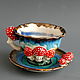 teacups: Amanita. Single Tea Sets. Mila. Online shopping on My Livemaster.  Фото №2