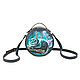 bag. Circle shape 'Cheshire on a branch', Classic Bag, St. Petersburg,  Фото №1