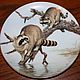Charming plates series 'Year in the woods', John Francis, USA, Vintage interior, Moscow,  Фото №1