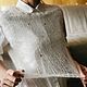 Безрукавка - паутинка, Silk Mohair. Жилеты. Gorgulya. Ярмарка Мастеров.  Фото №5