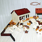 Куклы и игрушки handmade. Livemaster - original item Game Set My favorite farm.. Handmade.