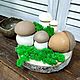 Order Mushroom and acorn tree, billet, toy, decor, sawn, moss, easter. WoodHistory WorkShop. Livemaster. . Blanks for decoupage and painting Фото №3