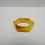 Украшения handmade. Livemaster - original item Ring Baltic amber size 17 P-63. Handmade.