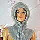 Knitted hood,any female head size, Hoods, Gryazi,  Фото №1