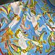 Shawl 'My sweet angel' silk, France. Vintage handkerchiefs. Dutch West - Indian Company. My Livemaster. Фото №4