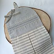 Для дома и интерьера handmade. Livemaster - original item Double linen towel 
