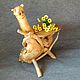 Stool,flower stand snail. Stand. VershkiKoreshki (VershkiKoreshki). Online shopping on My Livemaster.  Фото №2