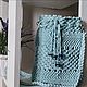 Сумка макраме весна - лето, нежно голубого цвета. Сумка-торба. Елена. Интернет-магазин Ярмарка Мастеров.  Фото №2
