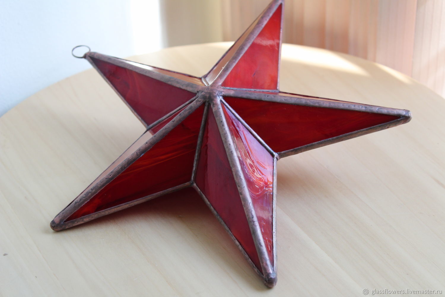 Black Stained Glass Star