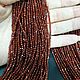 Бусины Циркон шар ювелирная огранка 2 мм 10 коричневые нить. Бусины. Niakrise beads. Интернет-магазин Ярмарка Мастеров.  Фото №2