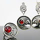 Farid jewelry set with corundum made of 925 DP0004 silver. Jewelry Sets. Sunny Silver. My Livemaster. Фото №5