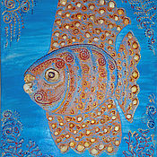 Картины и панно handmade. Livemaster - original item Picture. Fish Marusya. Handmade.