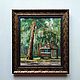 Oil painting 'Garden in the forest', in a baguette, Pictures, Nizhny Novgorod,  Фото №1