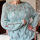 Джемпер из Кид мохера. Джемперы. Diana 'Всё связано'. Ярмарка Мастеров.  Фото №5