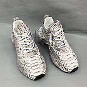 Обувь ручной работы handmade. Livemaster - original item Sneakers made of genuine python leather, in natural colors.. Handmade.