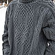 Теплый мужской свитер из шерсти "Узорчатый", Свитеры мужские, Новомосковск,  Фото №1