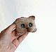 Заказать Котоброшка с лапками. ToysMari (handmademari). Ярмарка Мастеров. . Брошь-булавка Фото №3