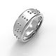 Ring for blind and visually impaired people, Braille. Rings. asgdesign. Online shopping on My Livemaster.  Фото №2
