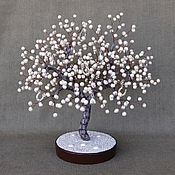 Цветы и флористика handmade. Livemaster - original item Money tree of happiness made of pearls. Handmade.