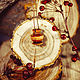 Аромакулон из древесины березы для эфирных масел WP49, Кулон, Новокузнецк,  Фото №1