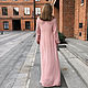 Long pink cardigan. Cardigans. SHAPAR - knitting clothes. Online shopping on My Livemaster.  Фото №2