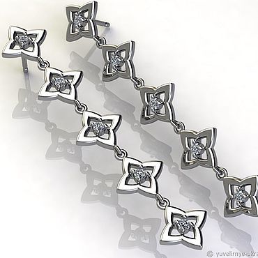 Украшения ручной работы. Ярмарка Мастеров - ручная работа Серьги четырехлистник. Handmade.