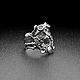 Заказать Кольцо Кот Байкер. AlexFox Jewelry. Ярмарка Мастеров. . Кольца Фото №3