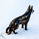 German shepherd Black in gold. Figurines. Moscow Kerry (porcelaindogs). Online shopping on My Livemaster.  Фото №2