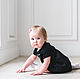 Боди-платье маленькое черное "My first little black dress". Платья. Конверты и комплекты на выписку (ilovecarrot). Ярмарка Мастеров.  Фото №4