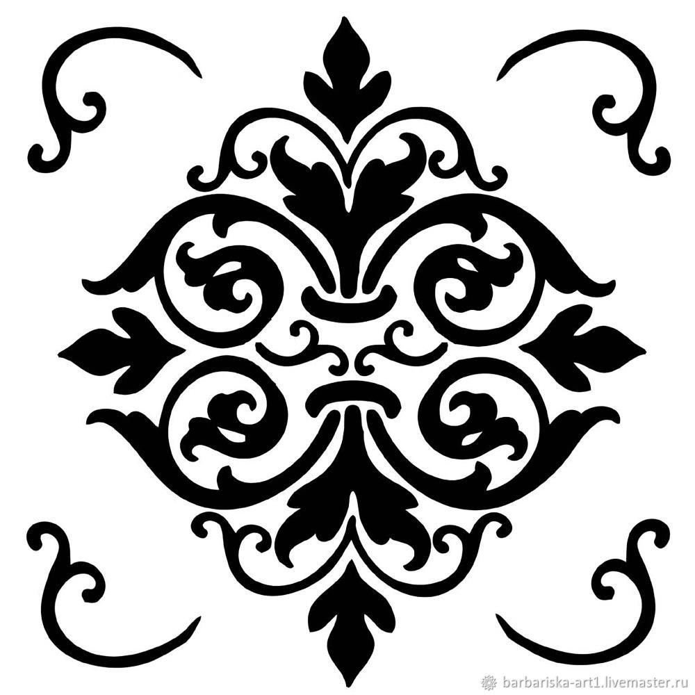 Трафарет Decor от Stamperia 18х18 см купить в интернет-магазине Ярмарка ...