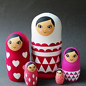 Русский стиль handmade. Livemaster - original item Interior Matryoshka Doll Gift for girls 5m. Handmade.