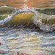 Картина море, морской пейзаж, холст, масло, 60х90 см. Парус надежды. Картины. 'Живая палитра' Ольги Тикуновой. Интернет-магазин Ярмарка Мастеров.  Фото №2