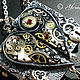 Стимпанк кулон, колье, кулон в стиле стимпанк,часы/ Steampunk. Украшения субкультур. ©️Устинова Анна  -Steampunk Master- (UstinovaAnna) (UstinovaAnna). Интернет-магазин Ярмарка Мастеров.  Фото №2