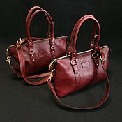Men's leather bag (set bag, purse, business card holder and housekeeper)