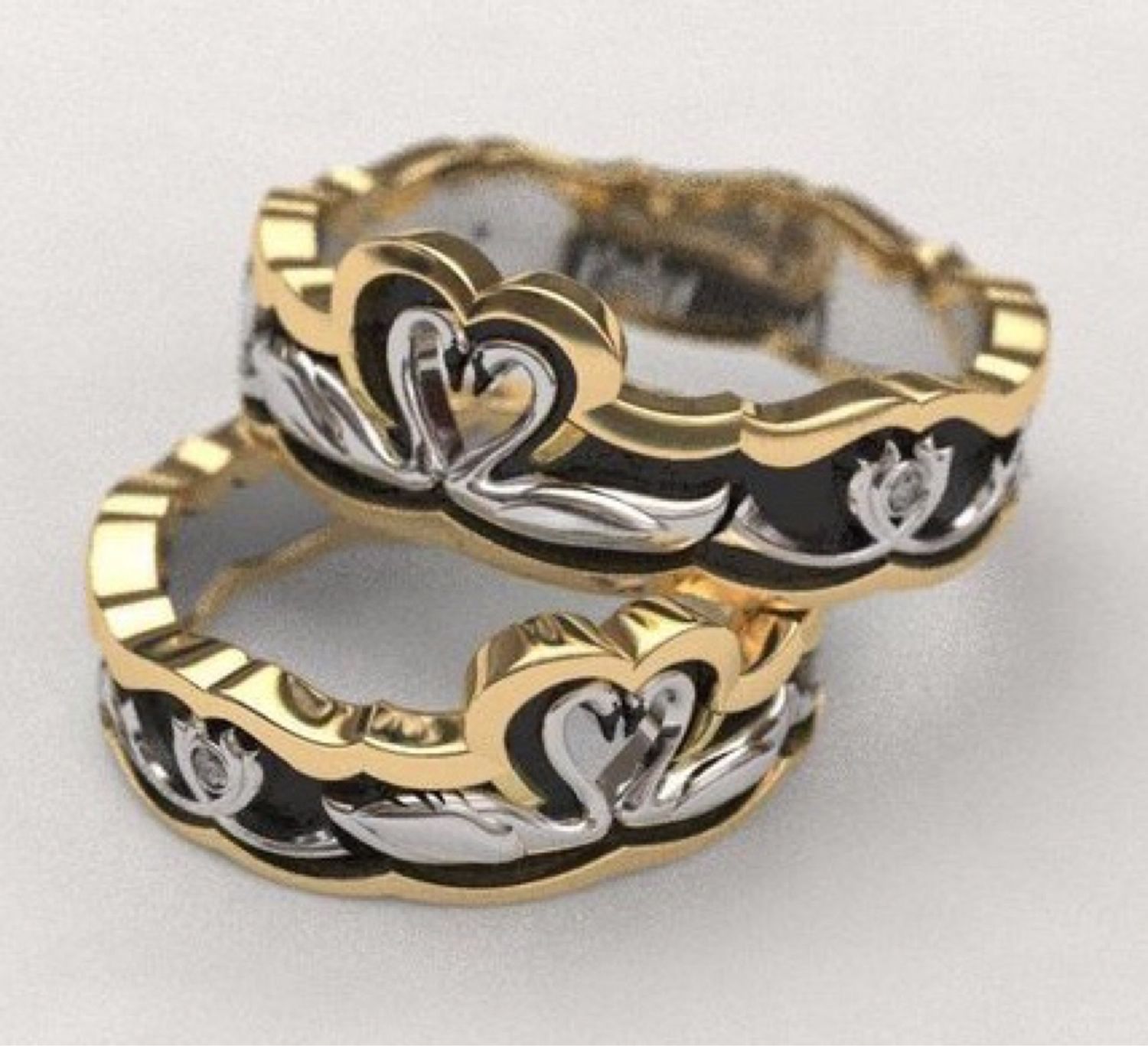 Золотое кольцо лебедь