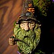 Brooch 'Mushroom dwarf'. Brooches. Secret Jar. Online shopping on My Livemaster.  Фото №2