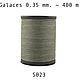 Нить для кожи круглая вощеная, полистер Galaces 023 толщина 0.35 mm, Нитки, Белгород,  Фото №1