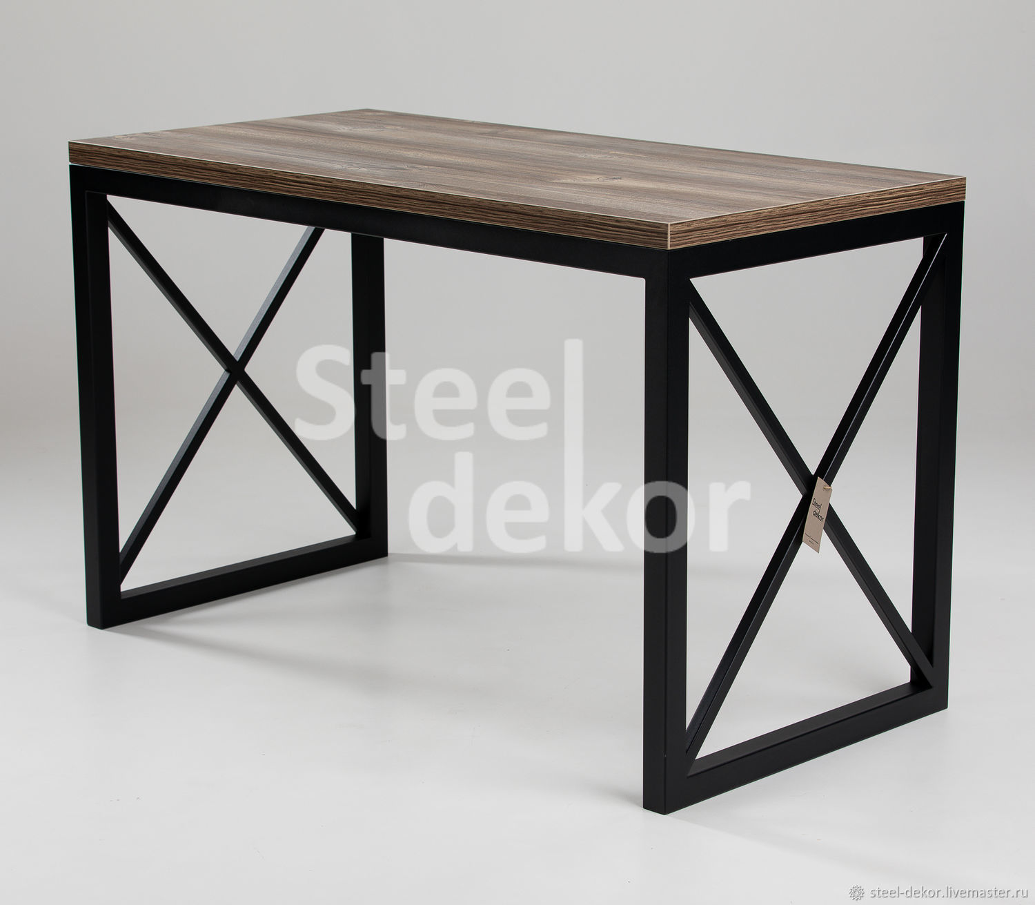 столы с металлическими ножками в стиле лофт