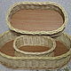 Conjunto de cestas de mimbre ovaladas de vid. Storage Box. Elena Shitova - basket weaving. Ярмарка Мастеров.  Фото №5