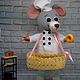 Order Toy crochet. The Baker Mouse. home zoo (almaz63). Livemaster. . Stuffed Toys Фото №3